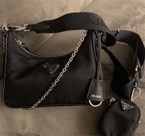 prada black purse dupe|prada shoulder bag dupe.